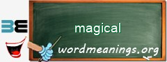 WordMeaning blackboard for magical